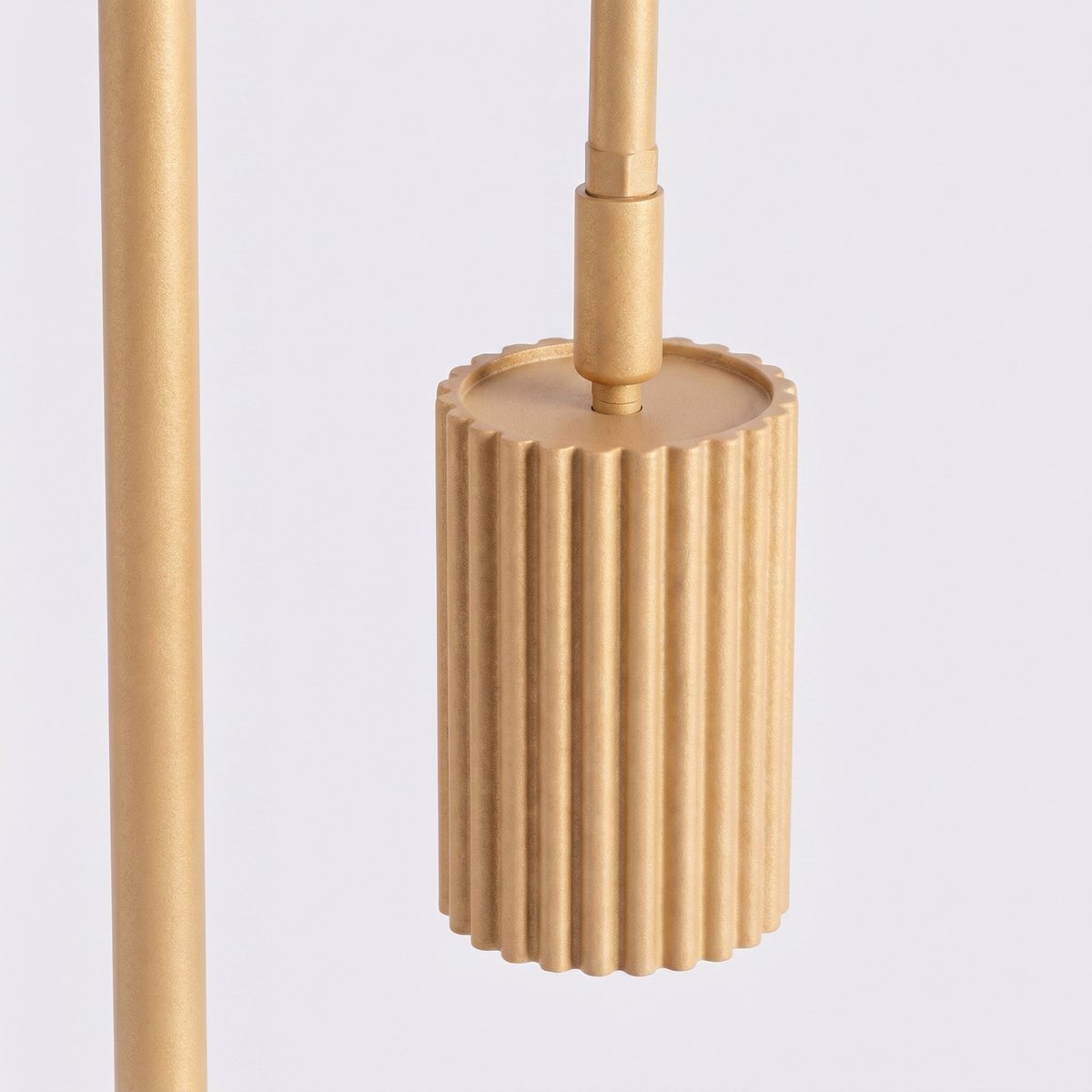 Lampadaire Aluminium Doré GU10 1 KARBON doré, EDEN