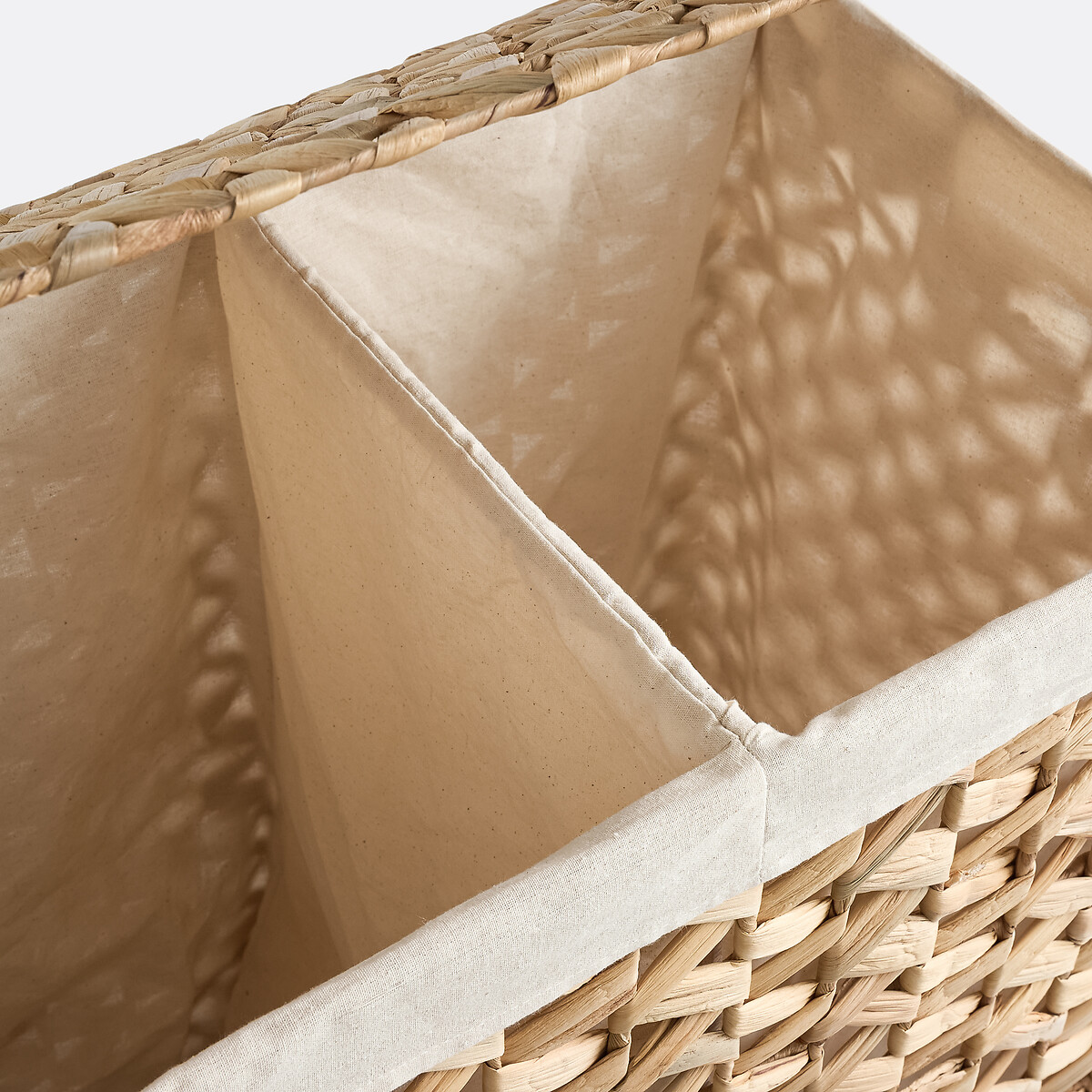 Lomopi Double Compartment Laundry Basket natural, LA REDOUTE INTERIEURS