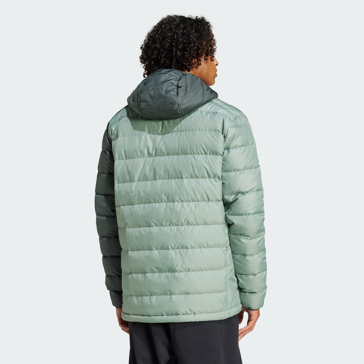 Doudoune à capuche légère Terrex Multi silver green / legend ivy, adidas Performance