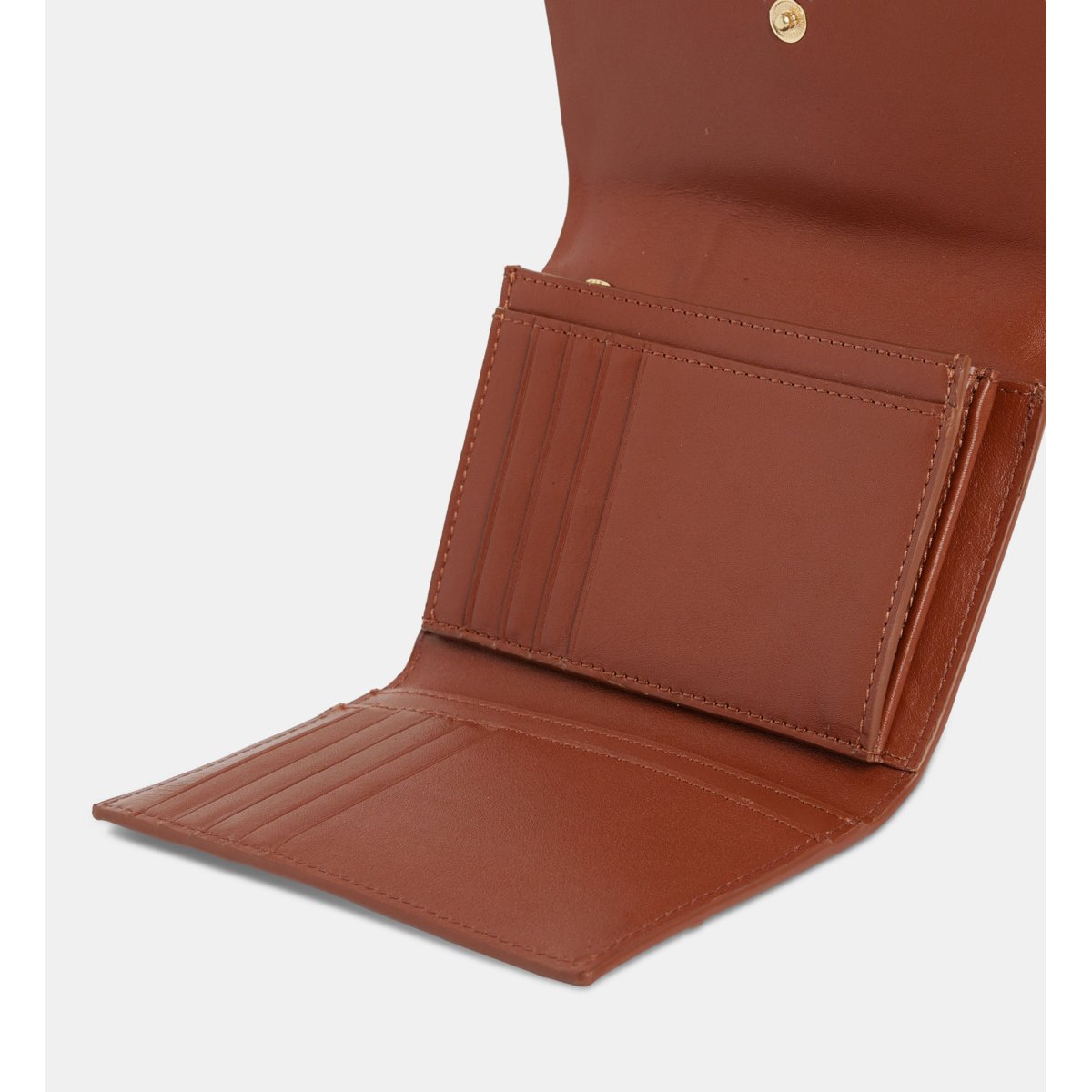 Portefeuille small kiko en cuir camel, GALERIES LAFAYETTE