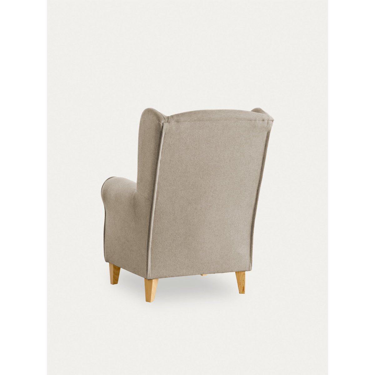 Fauteuil Rembourrée - DAN beige, KENAY