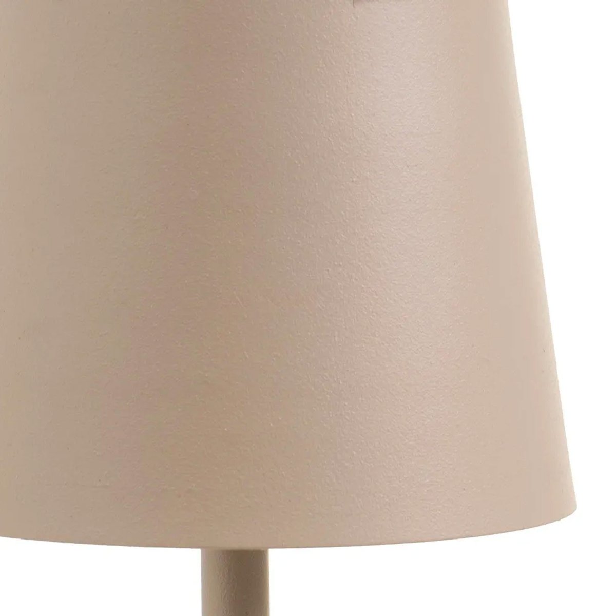 Lampe à poser en métal beige LED sans fil 9x9x27cm beige, WADIGA