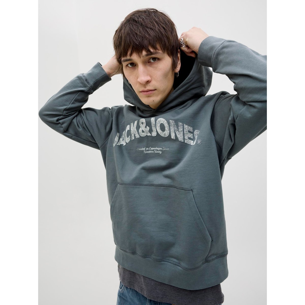 Sweat À Capuche stormy weather, JACK & JONES