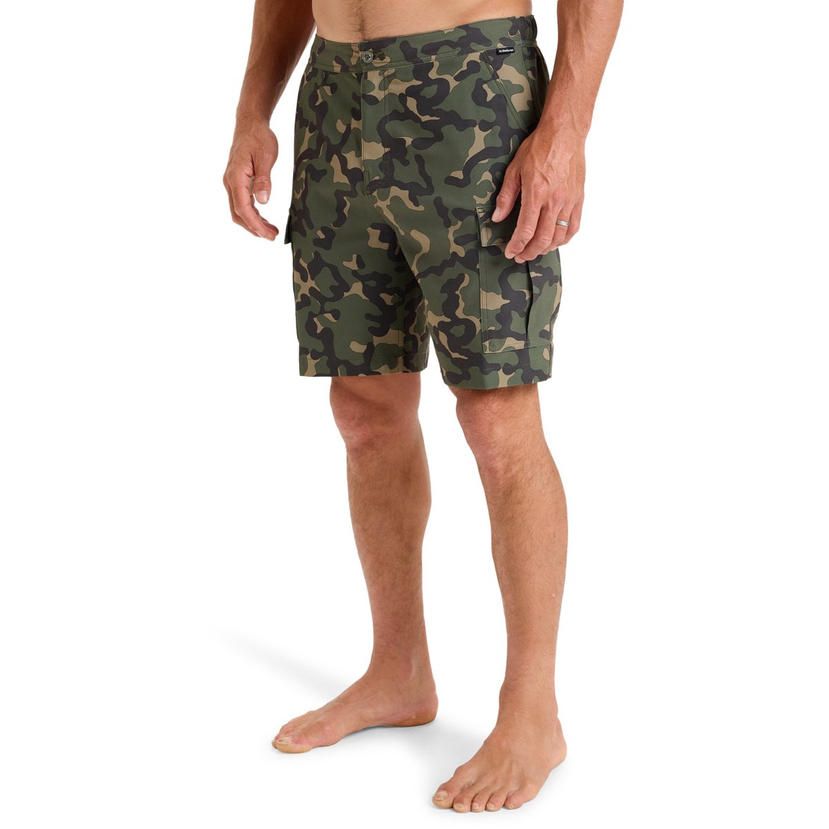 Short hybride HALF 19" beige aloe butancamo, QUIKSILVER
