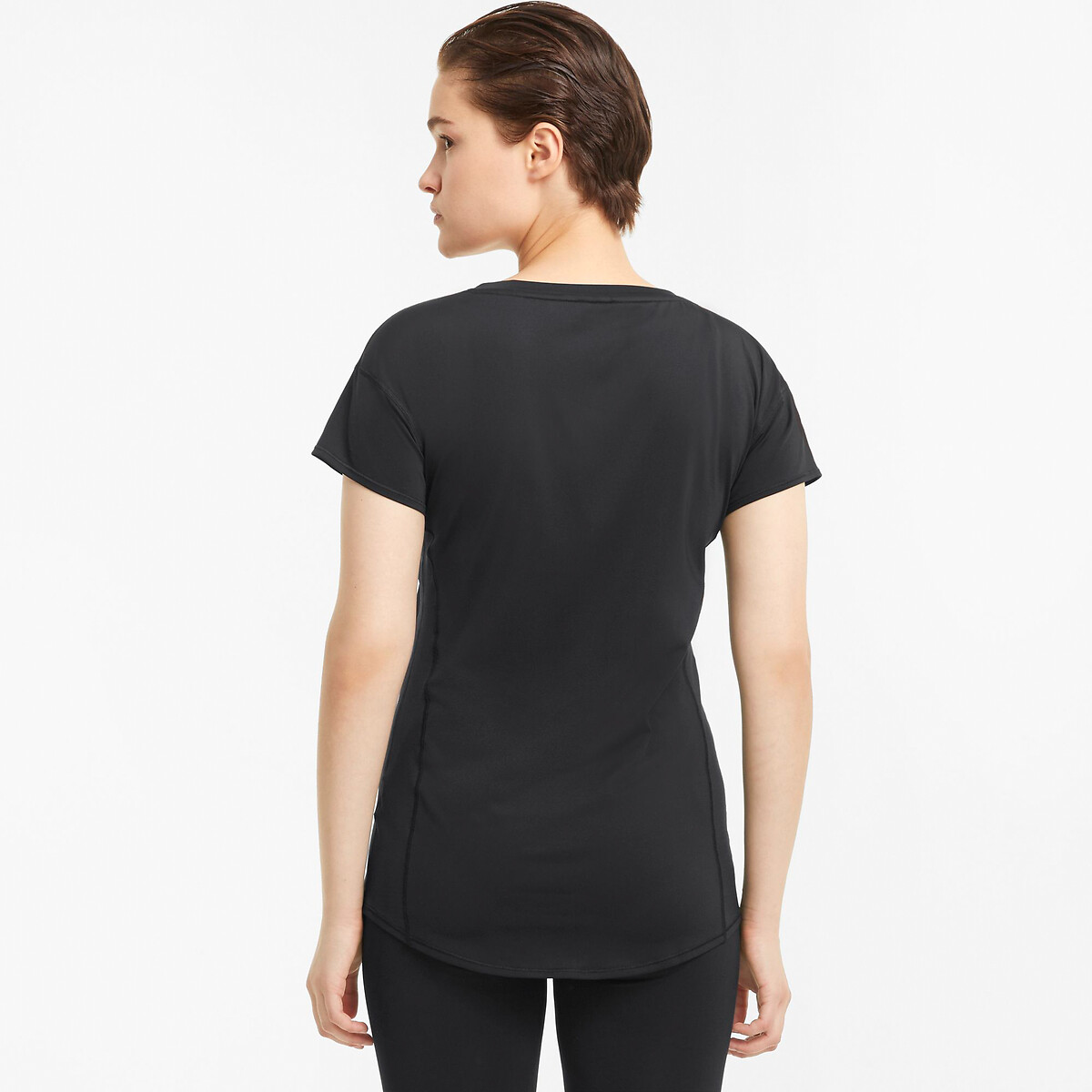 T-shirt girocollo maniche corte nero , PUMA