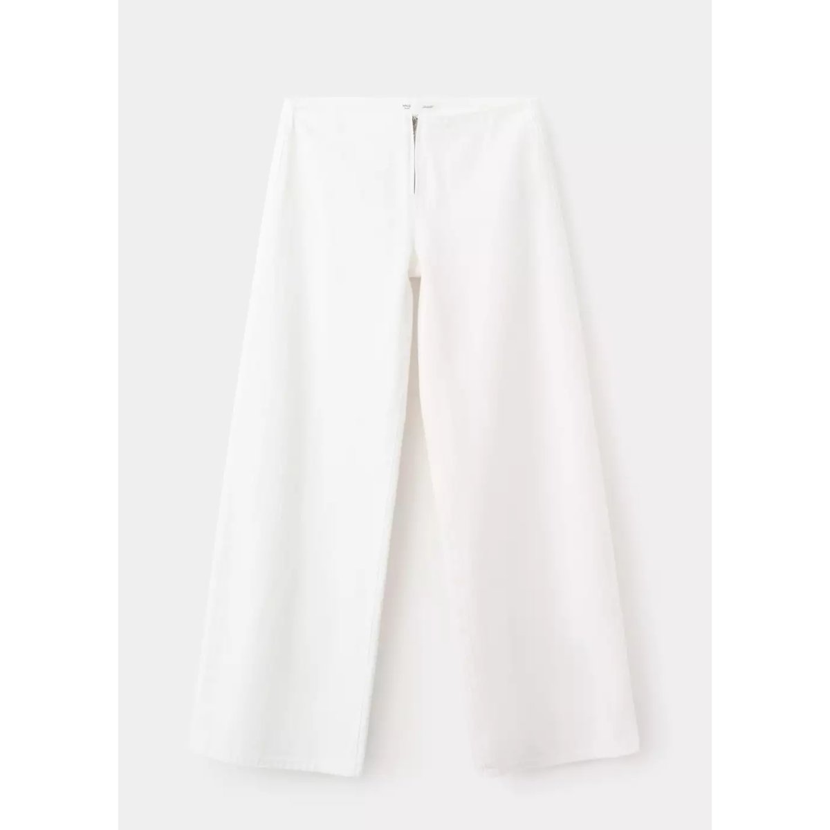 Jean low waist texture à rayures blanc, MANGO TEEN