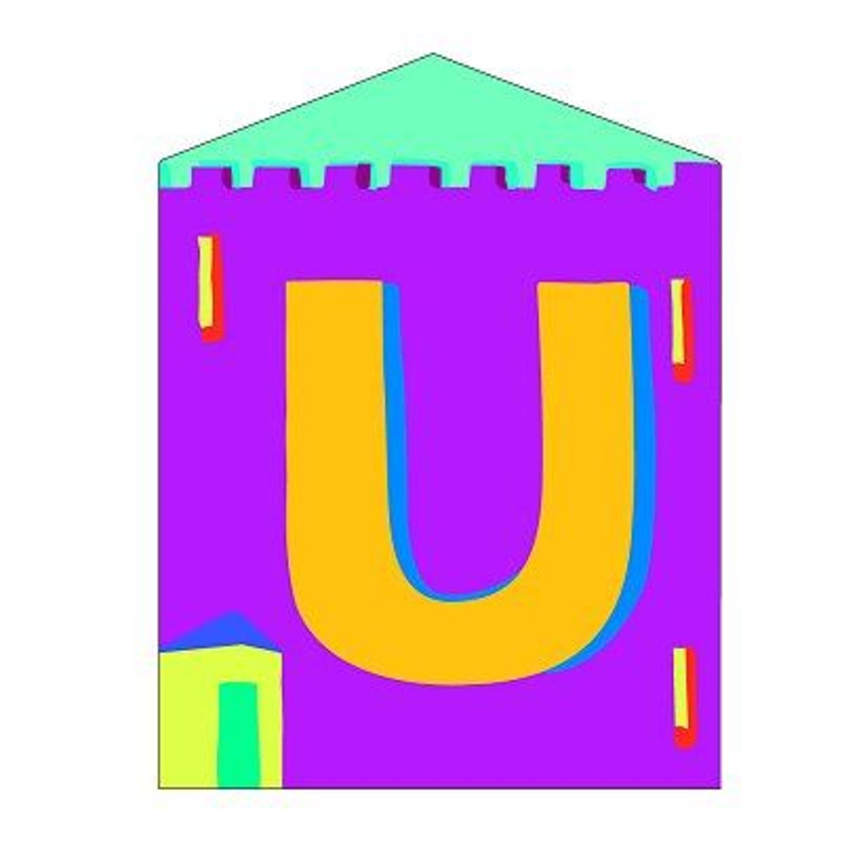 Lettre U maison autres, DJECO