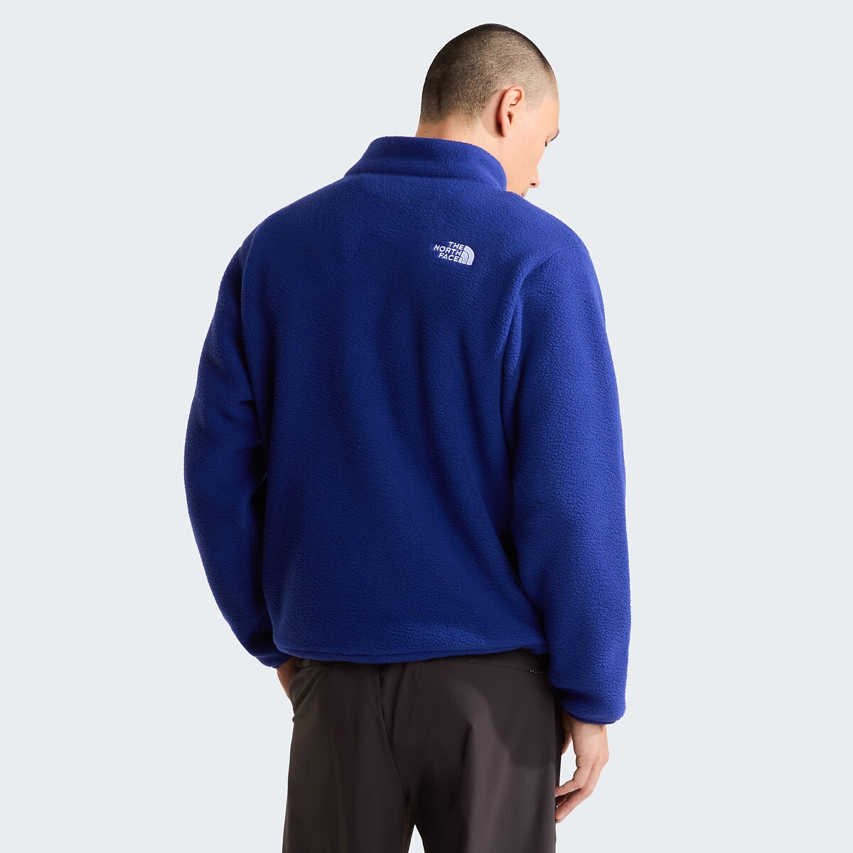 Sweat polaire demi zippé, FLEESKI bleu, THE NORTH FACE