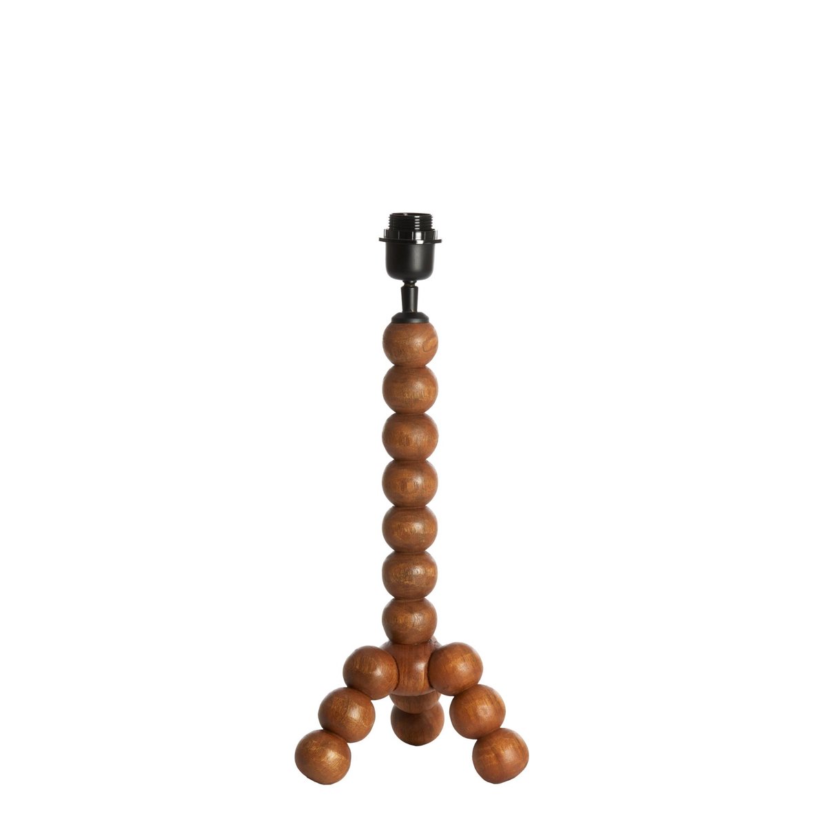 Base De La Lampe Bois VEGLIO marron clair, LIGHT & LIVING 