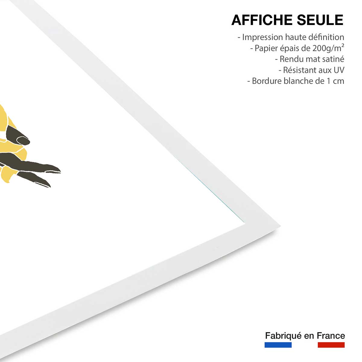 Affiche Tiens moi la main affiche seule, HEXOA
