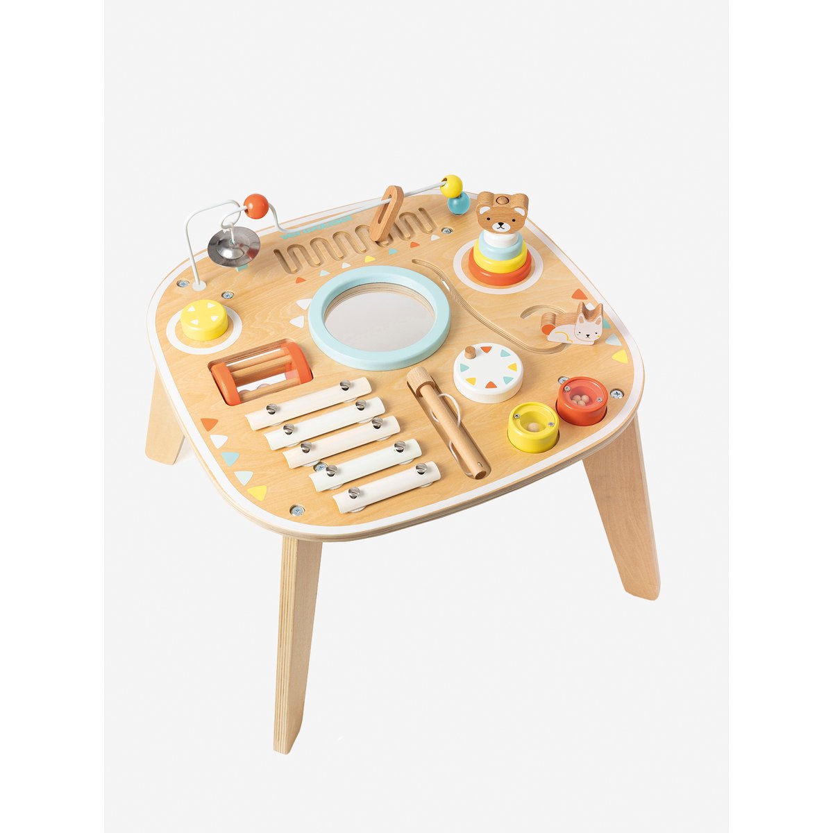 Table d'activités et d'éveil musical blanc, VERTBAUDET
