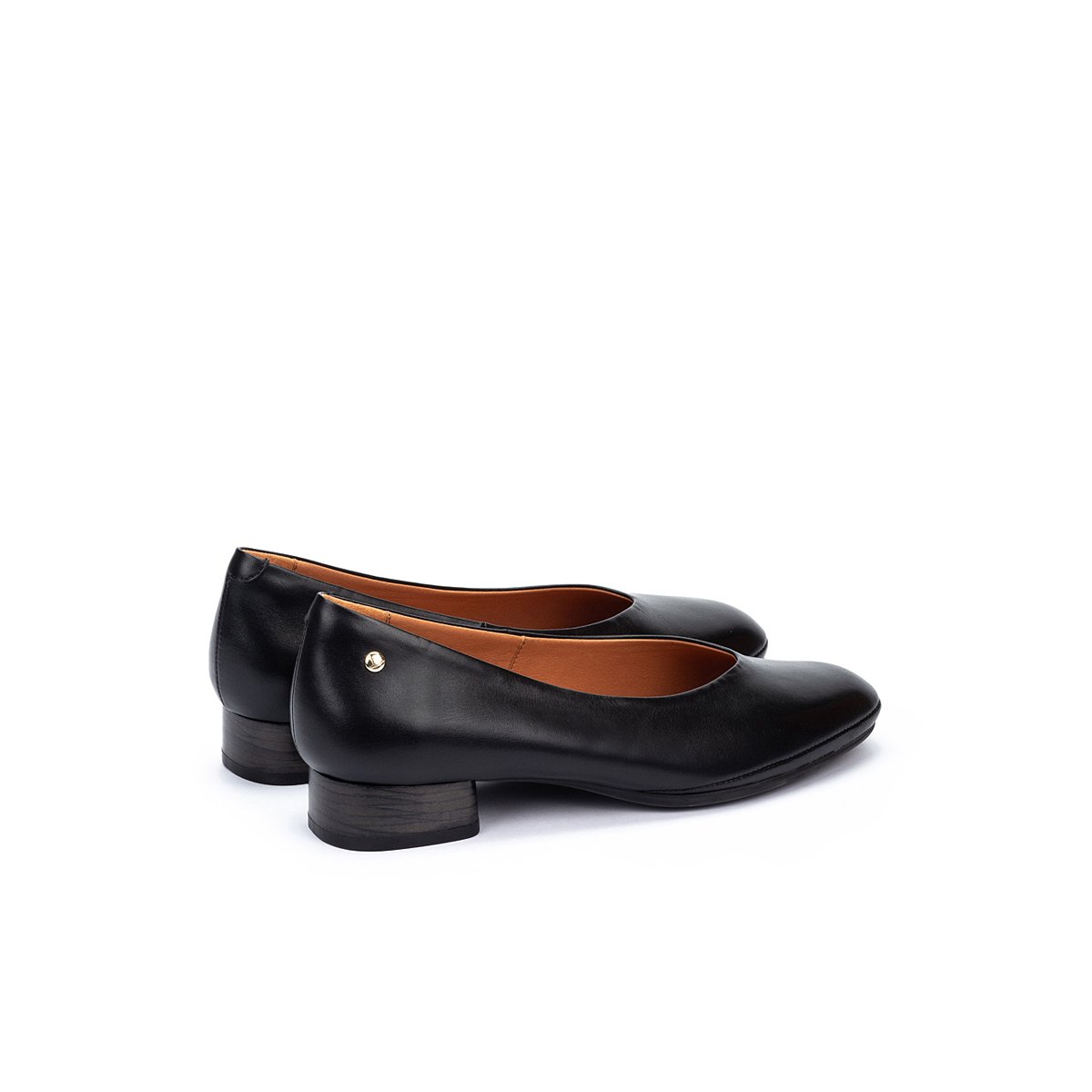 Chaussures à talon cuir Ubeda forme large black, PIKOLINOS
