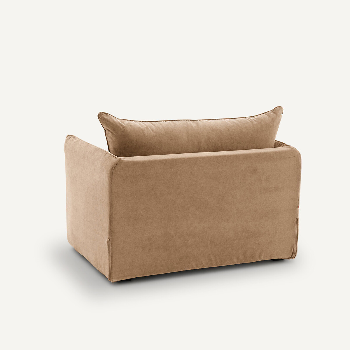 Fauteuil XL in stonewashed fluweel, Neo Chiquito touwkleur, AM.PM