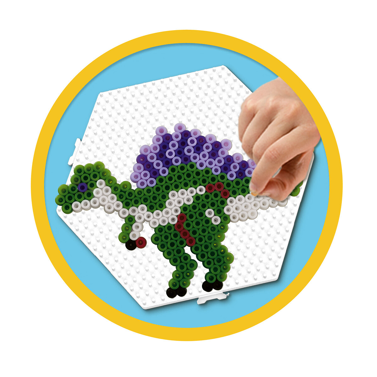 Brinquedo "Missangas mundo jurássico", SES multicolor, SES