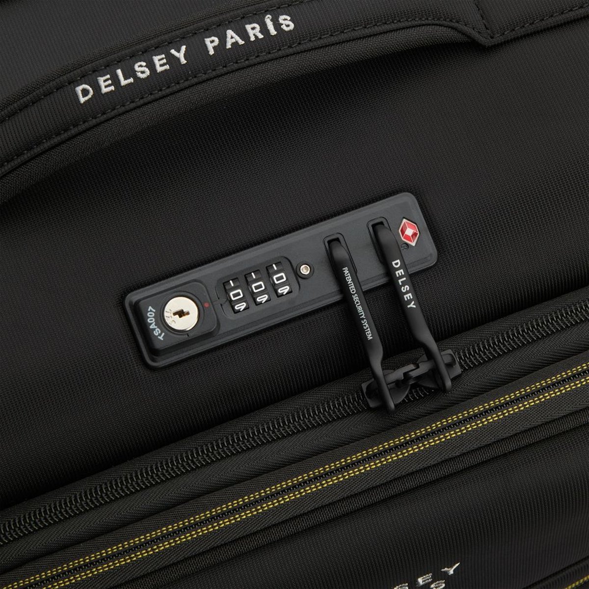 Valise S BROCHANT 3 noir profond, DELSEY PARIS