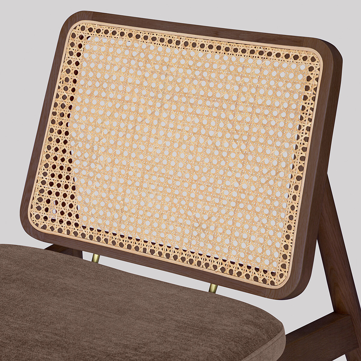 Linton Fabric Armchair brown, SWOON