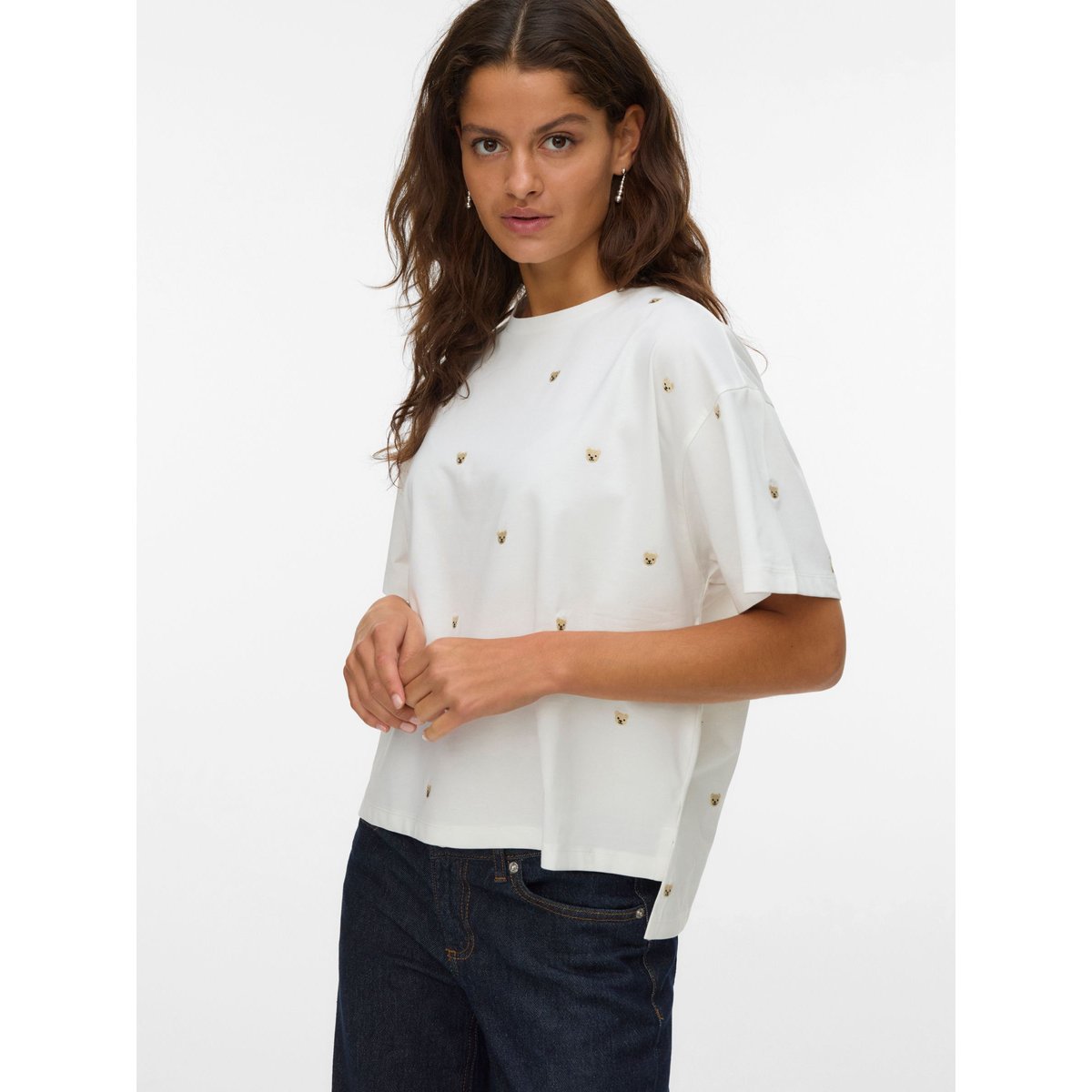 T-Shirt snow white, VERO MODA
