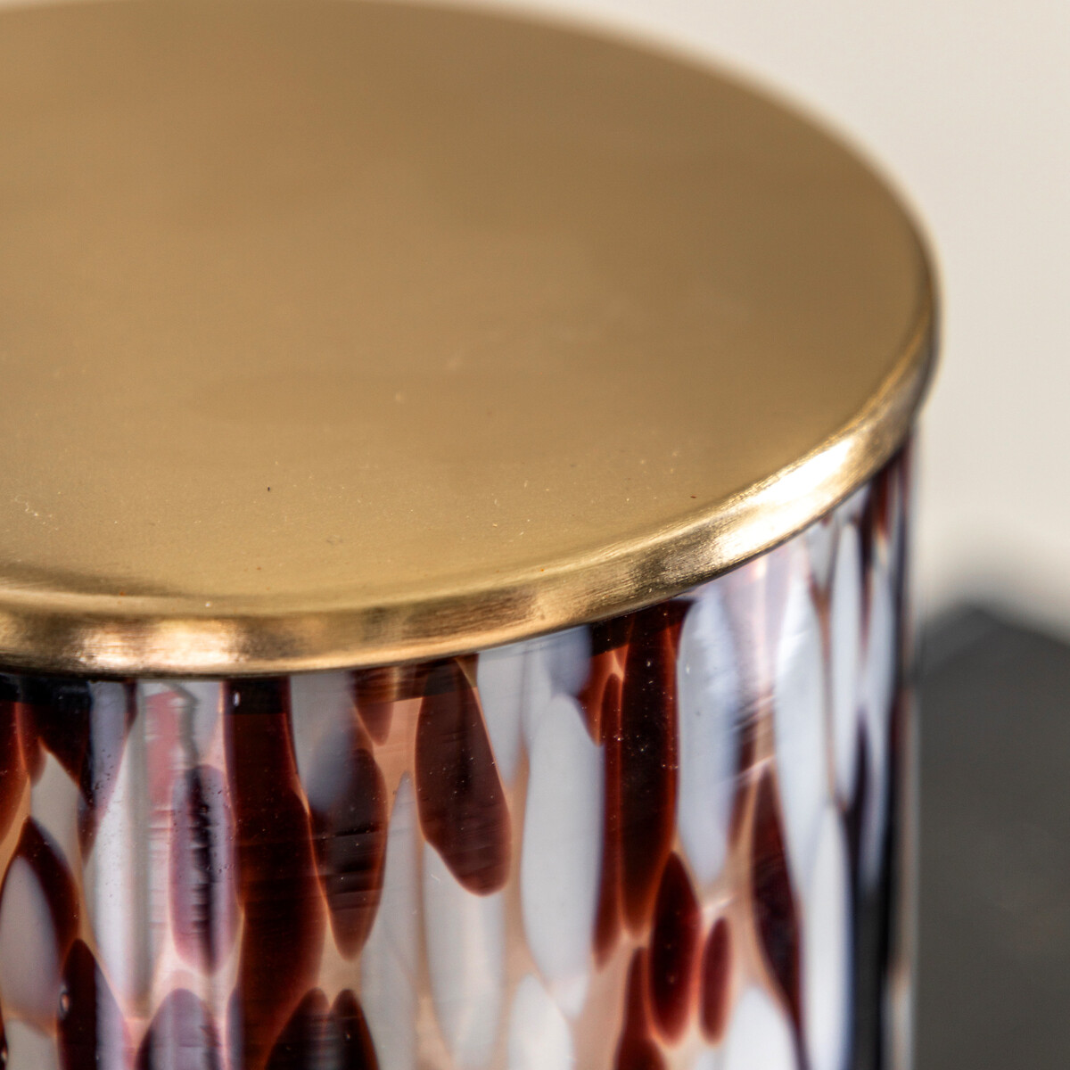 Large Peony Musk Confetti Candle brown              , ÉDITÉ
