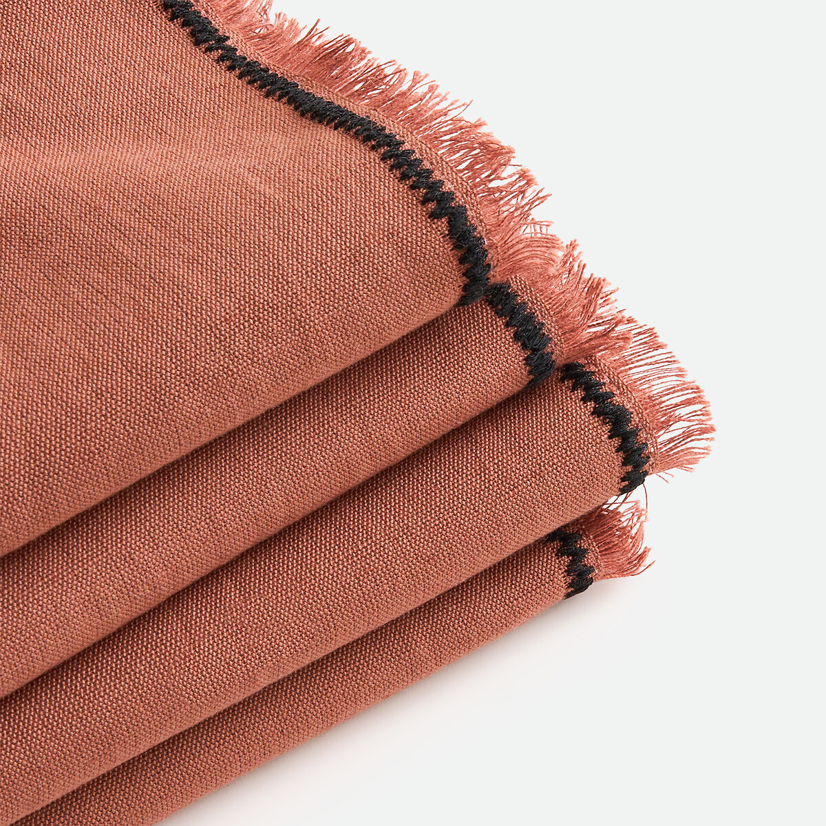Set of 4 Menorca Linen Cotton Napkins sienna, LA REDOUTE INTERIEURS