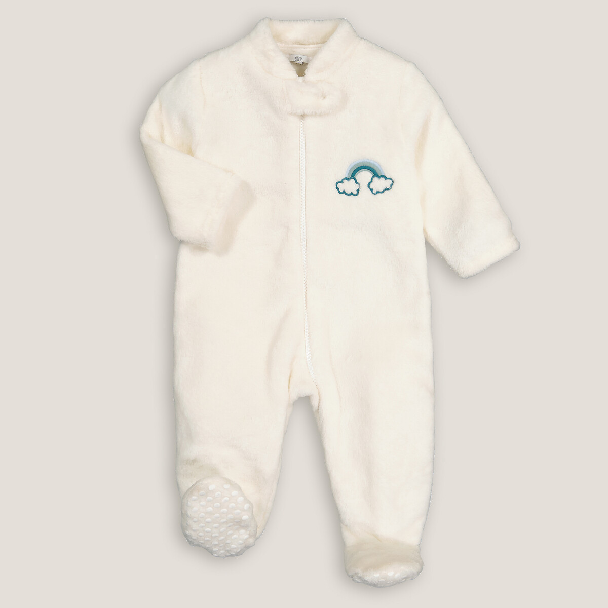 Fleece Sleepsuit ecru , LA REDOUTE COLLECTIONS