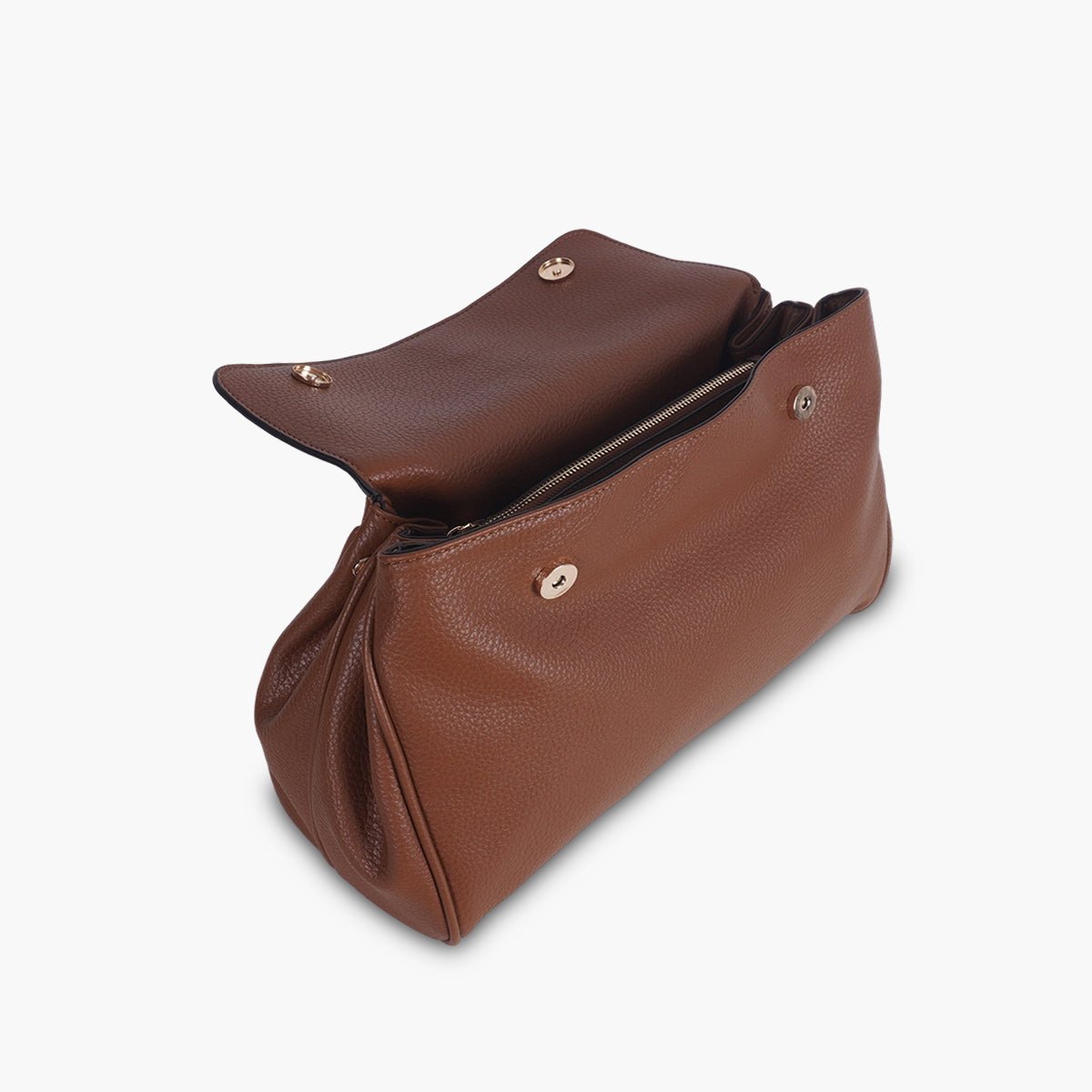 Grand sac shopper L Tifora camel,doré, LOLLIPOPS