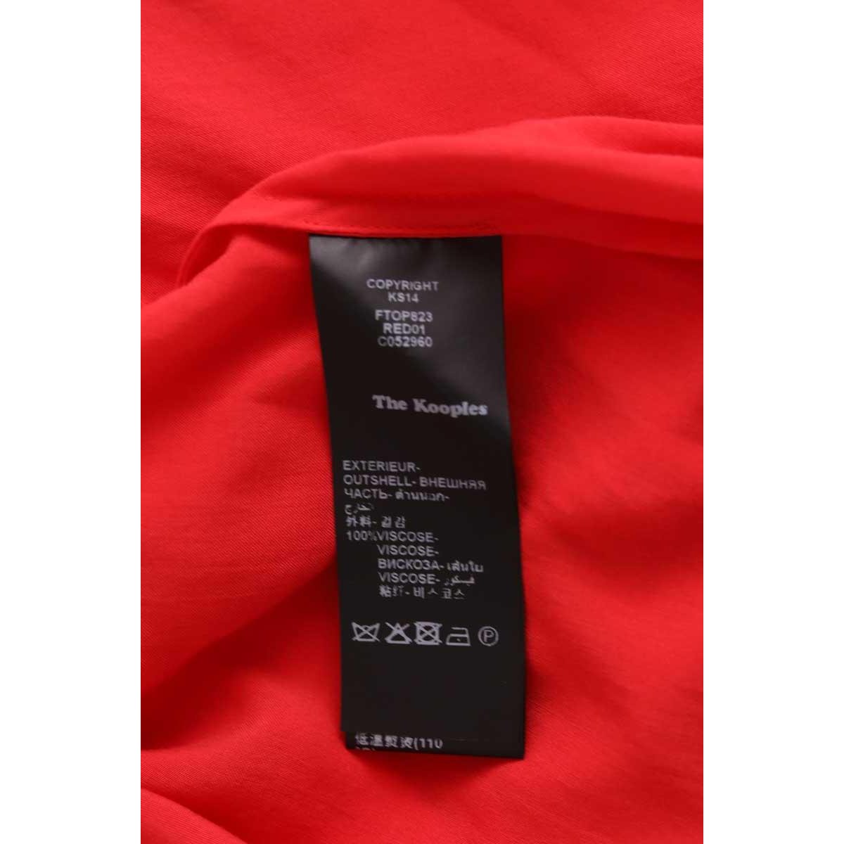 Blouse - Très Bon État rouge, THE KOOPLES