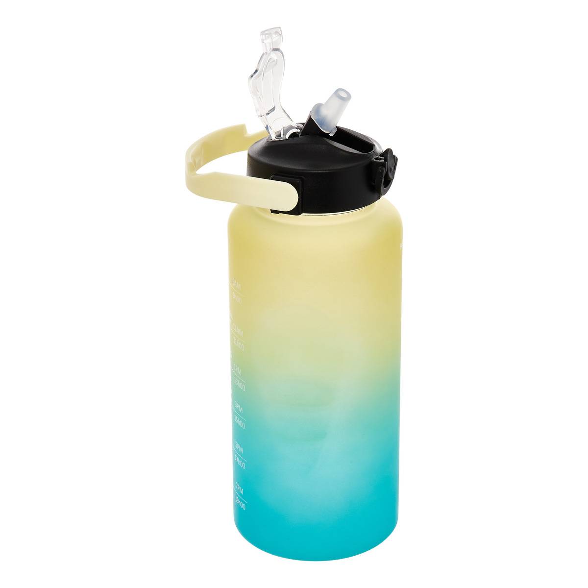 Gourde avec paille 2L bleu, 5FIVE SIMPLY SMART