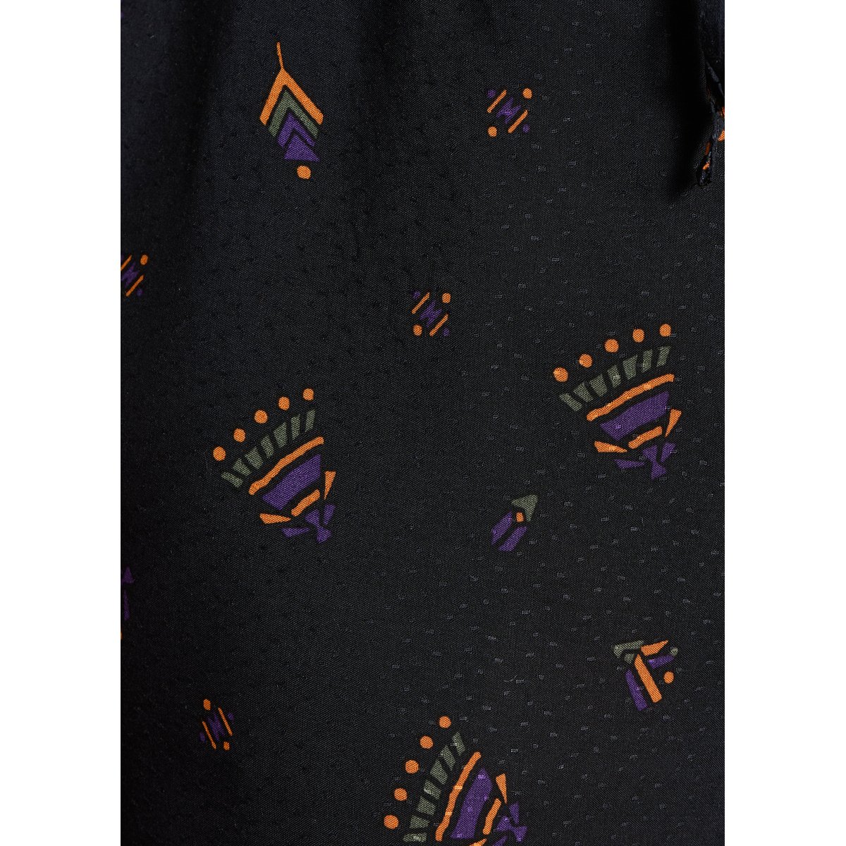 Pantalon large à imprimé noir, LA FEE MARABOUTEE
