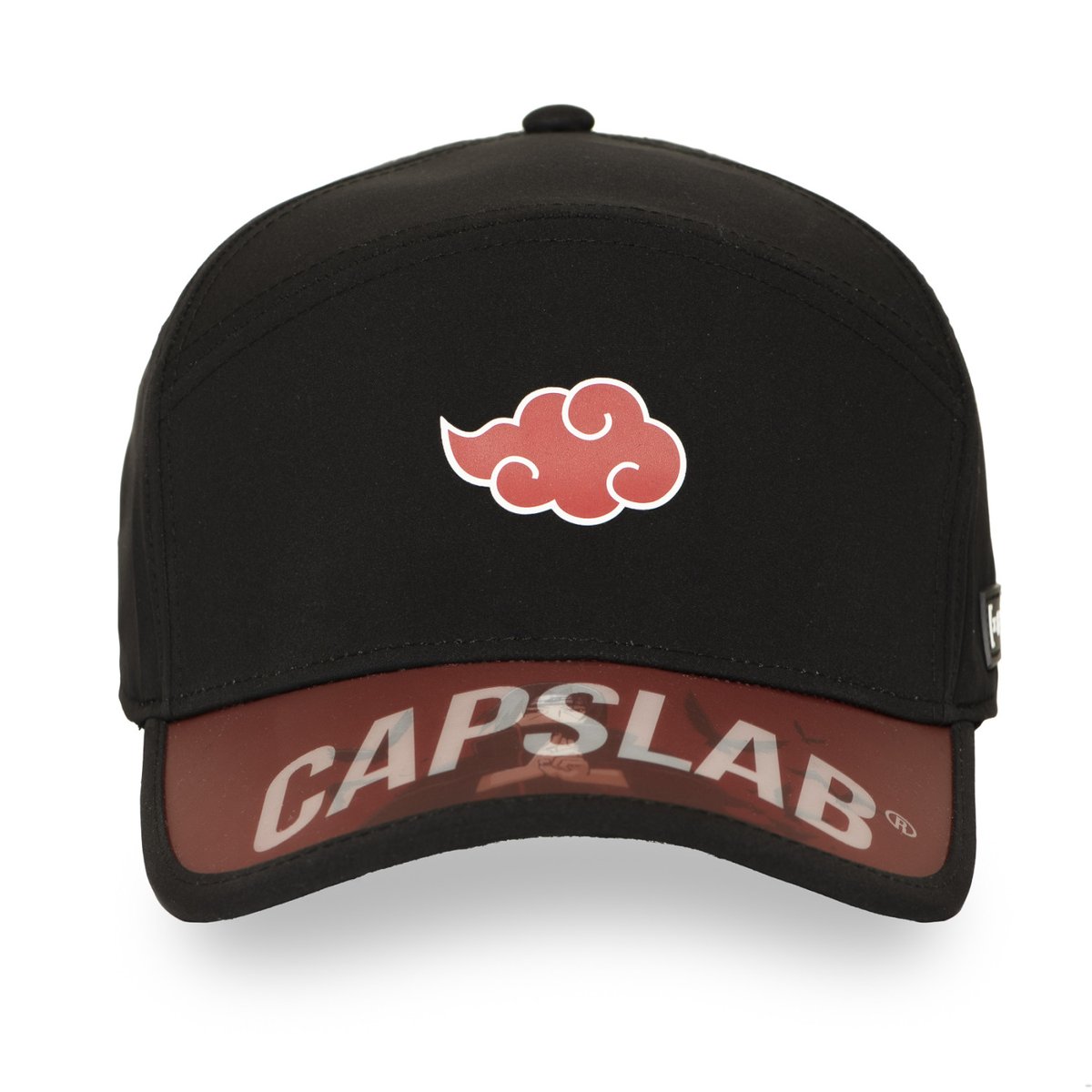 Casquette 6 panels Naruto Shippuden noir/rouge/blanc, CAPSLAB