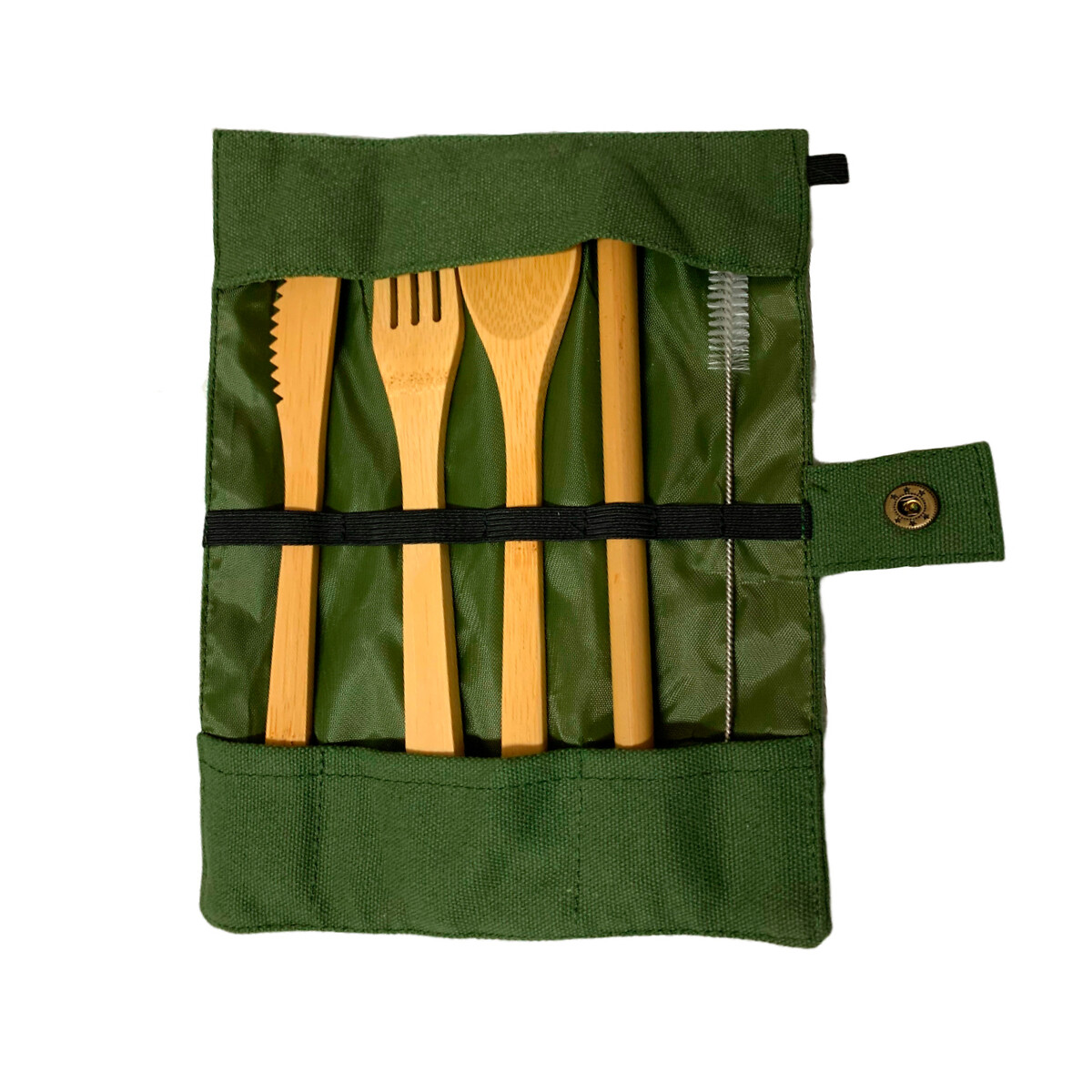 Conjunto de acessórios em Bambú, Smartlunch verde, SMARTLUNCH
