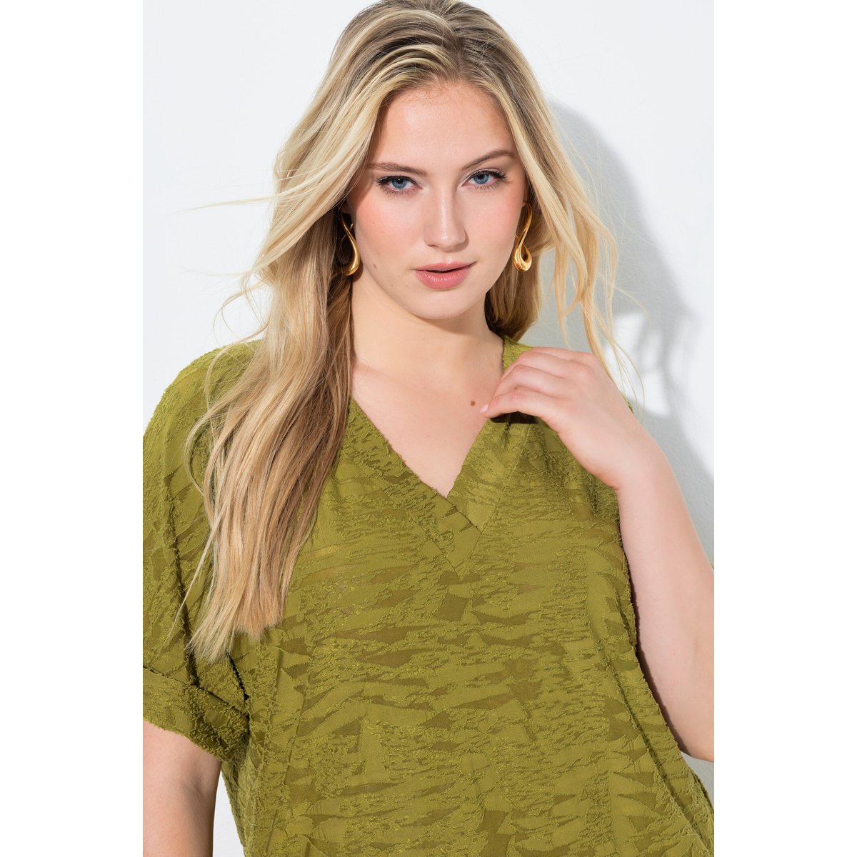 T-shirt oversize vert, ULLA POPKEN