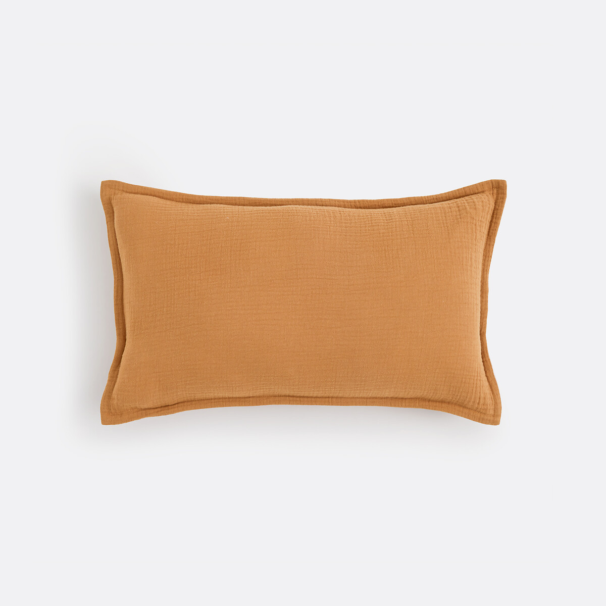 Housse de coussin gaze de coton, KUMLA noisette, LA REDOUTE INTERIEURS