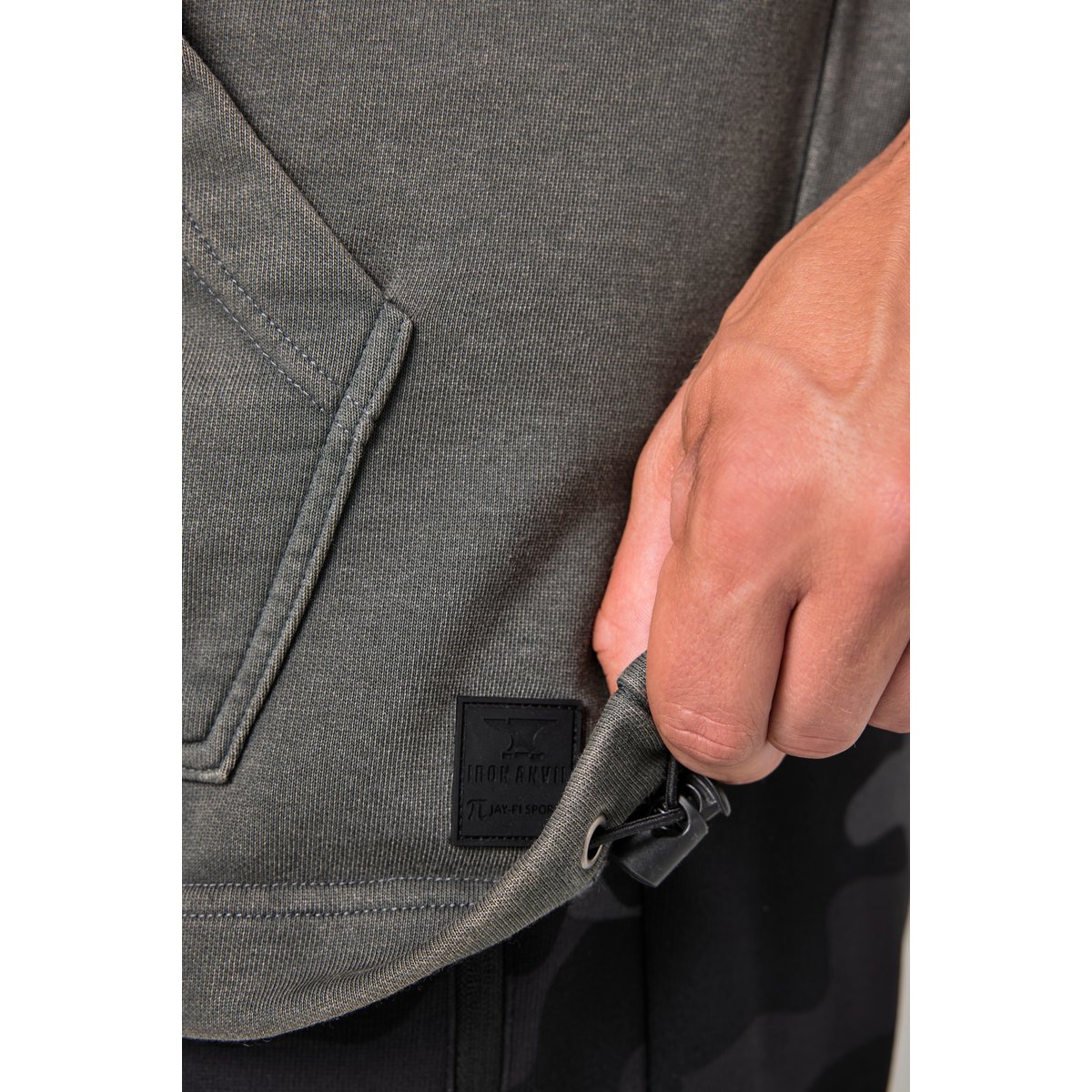 Sweat-shirt sans manches, collection Fitness gris foncé, JP1880