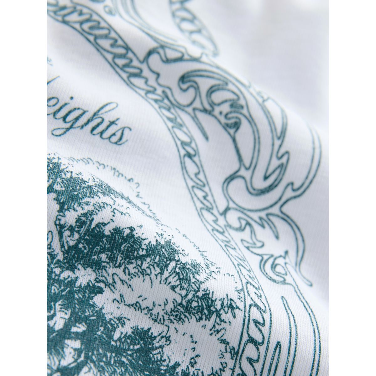 T-shirt imprimé license wuthering heights blanc, NEXT