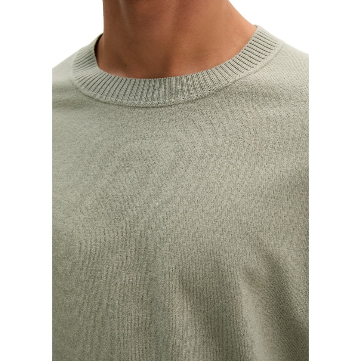 Pull ample aspect laine foulée gris, MARC O'POLO