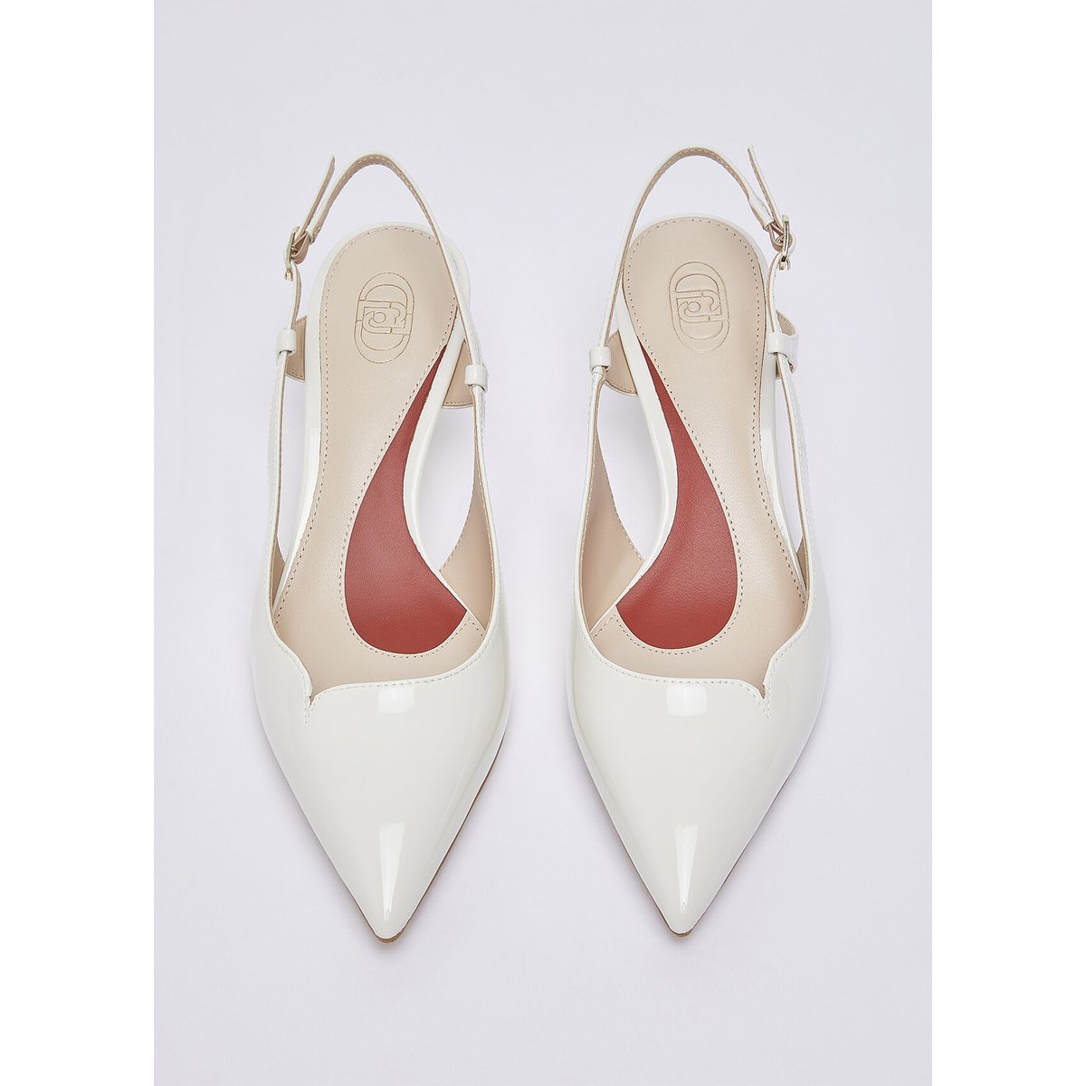 Slingbacks en vernis lait, LIU JO