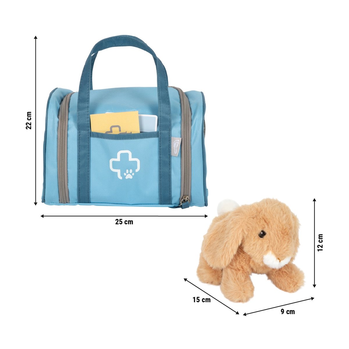 Sac de vétérinaire avec lapin bleu, SMALL FOOT COMPANY