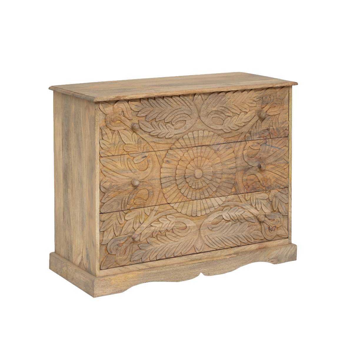 Commode en bois de manguier ADONIE bois clair, MADE IN MEUBLES