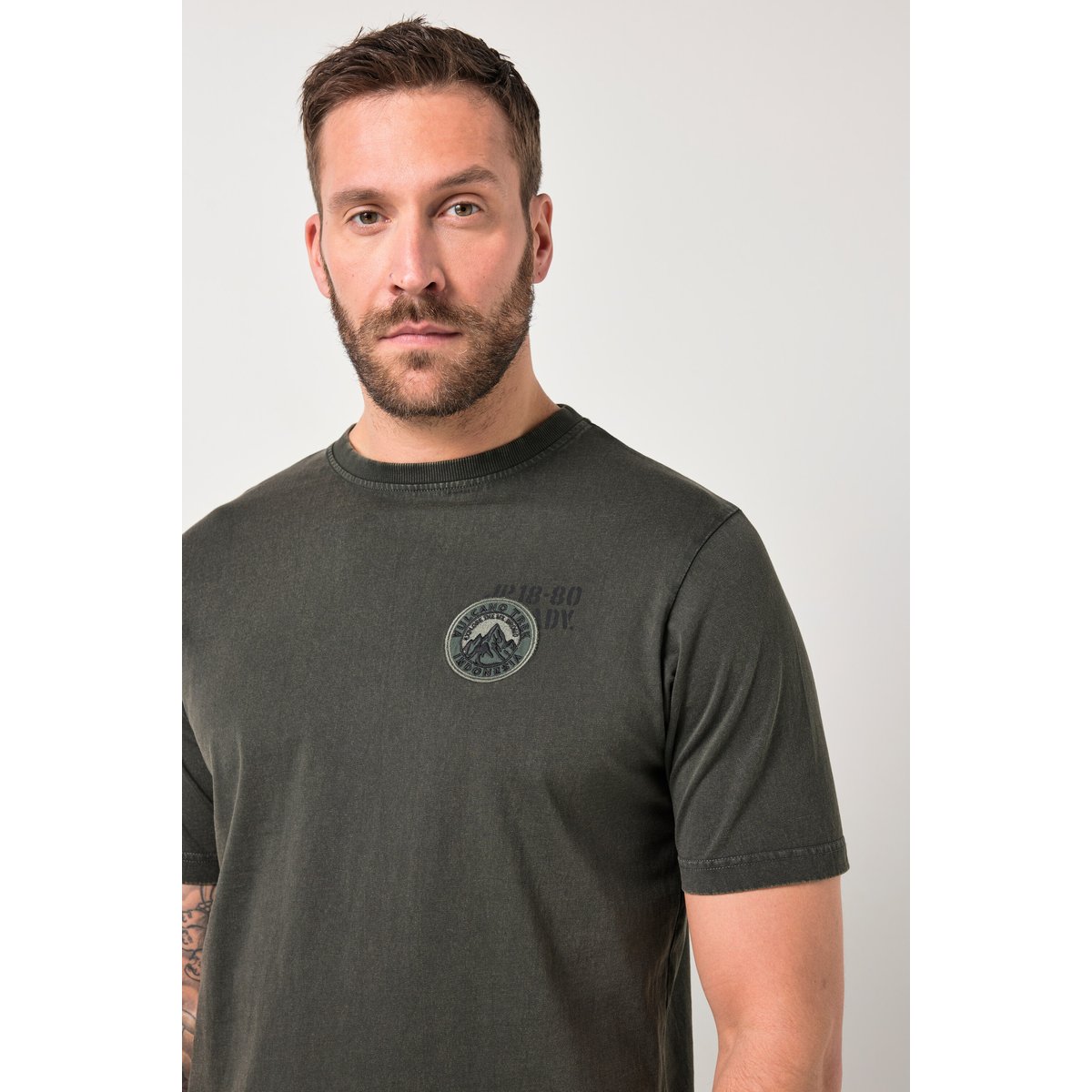 T-shirt à manches courtes vert foncé, JP1880