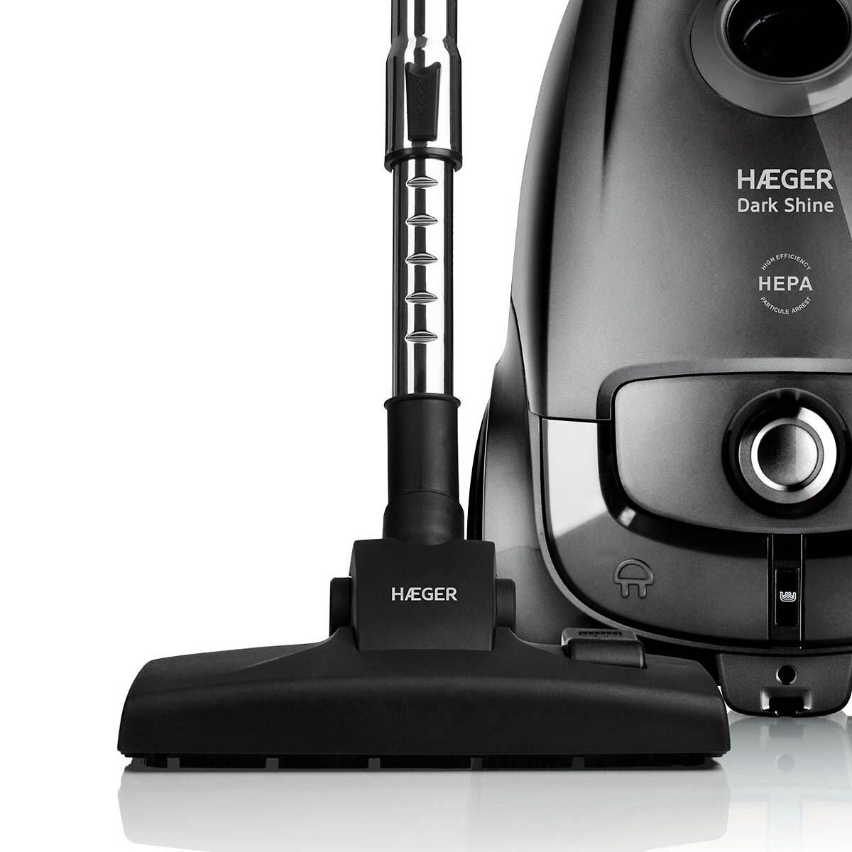 Aspirador com saco Dark Shine, HAEGER preto , HAEGER