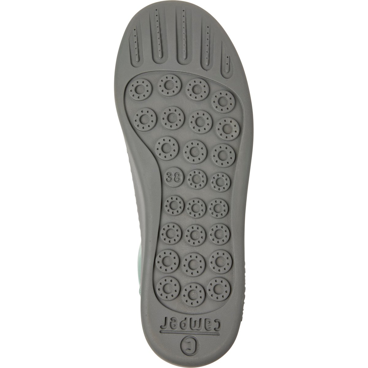 Baskets Peu Touring vert moyen, CAMPER