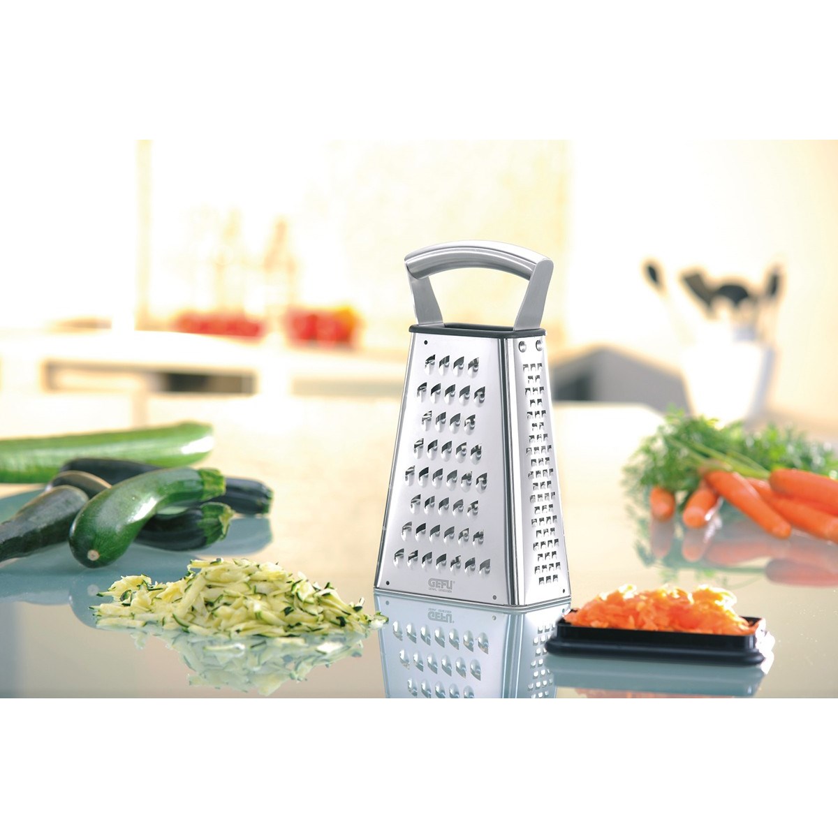 Râpe carrée VITALES - LASER CUT VITALES argent, GEFU