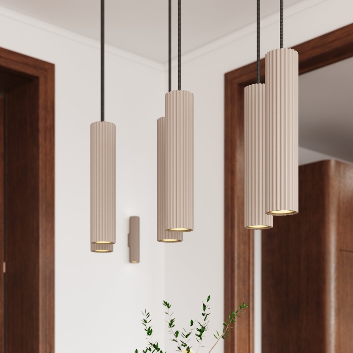 Applique murale Aluminium Taupe LED 2 Ivar taupe, EDEN
