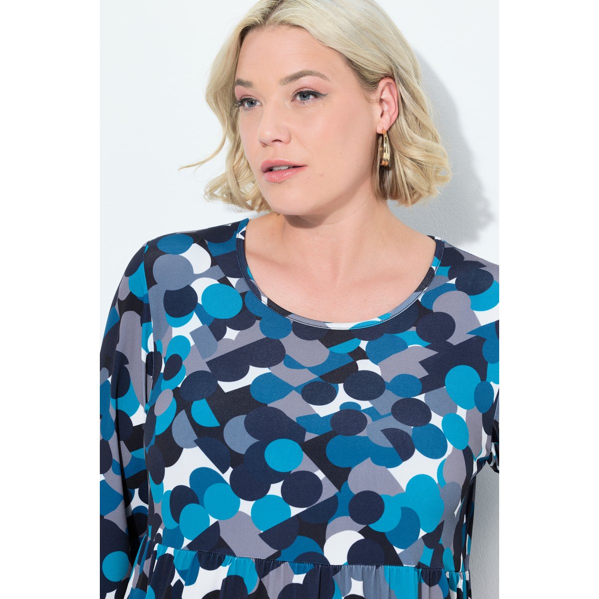 Robe en jersey noir, ULLA POPKEN