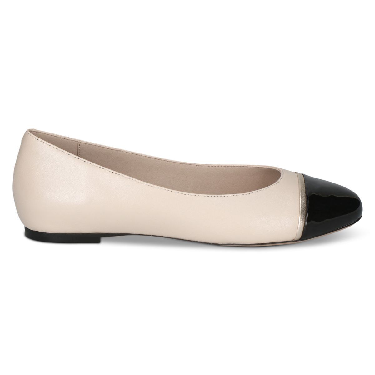 Ballerine talon bloc multicolore sable métallique, CAPRICE