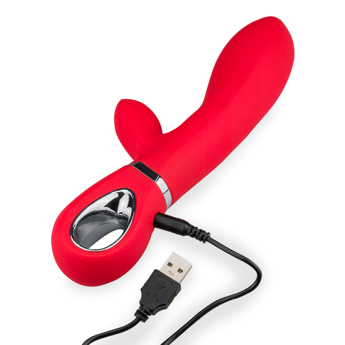 Vibromasseur puissant rabbit confort et douceur Hydrangea rouge, LOVE AND VIBES