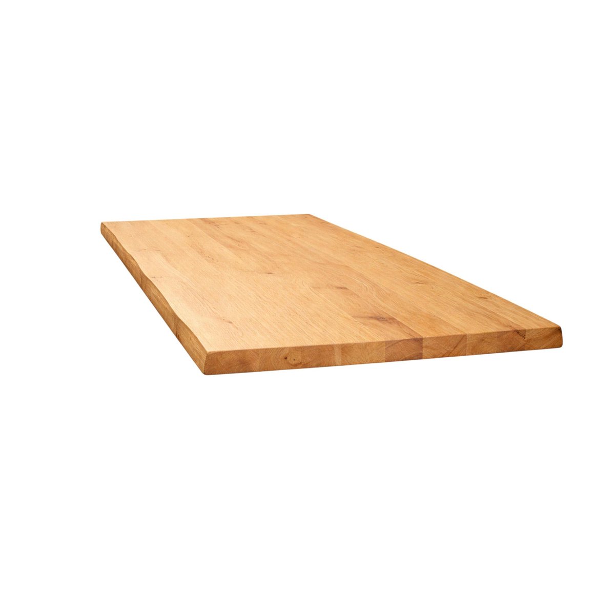Table en chêne bords naturels 200 cm, pied central PALERME chêne huilé, PIER IMPORT