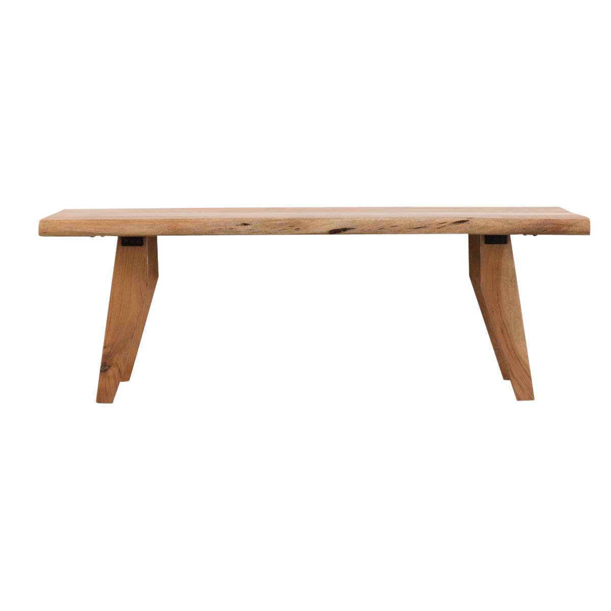 Table basse en bois d'acacia LORIANE bois clair, MADE IN MEUBLES