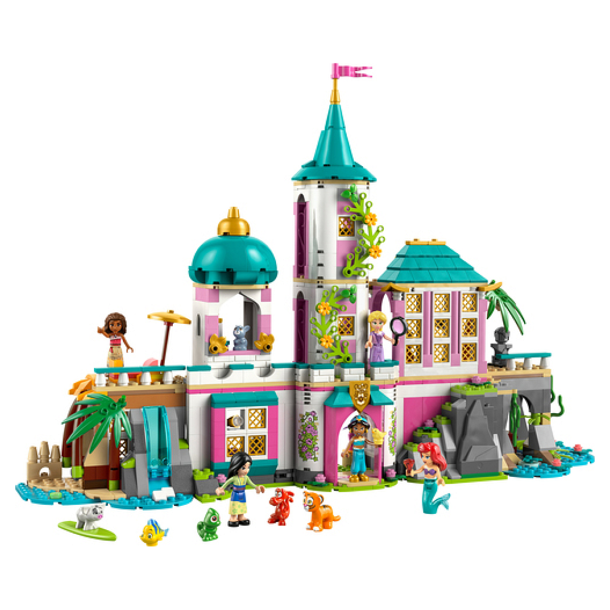 43267 -  Le château des princesses et les animaux royaux couleur unique, LEGO