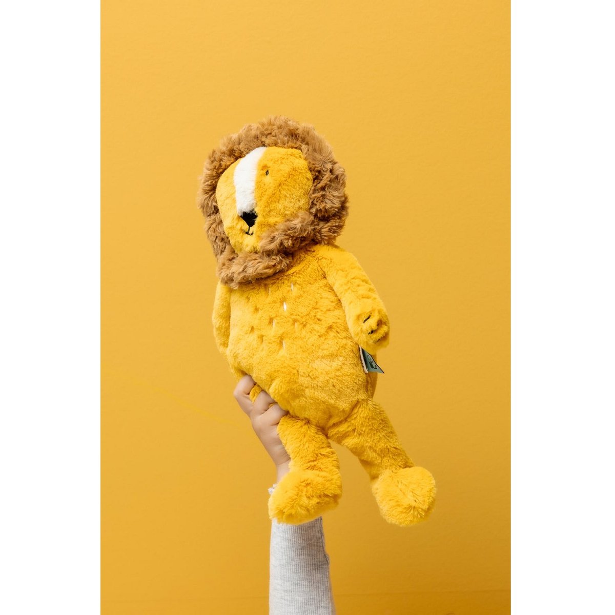 Animal en peluche 25 cm mr lion jaune, TRIXIE